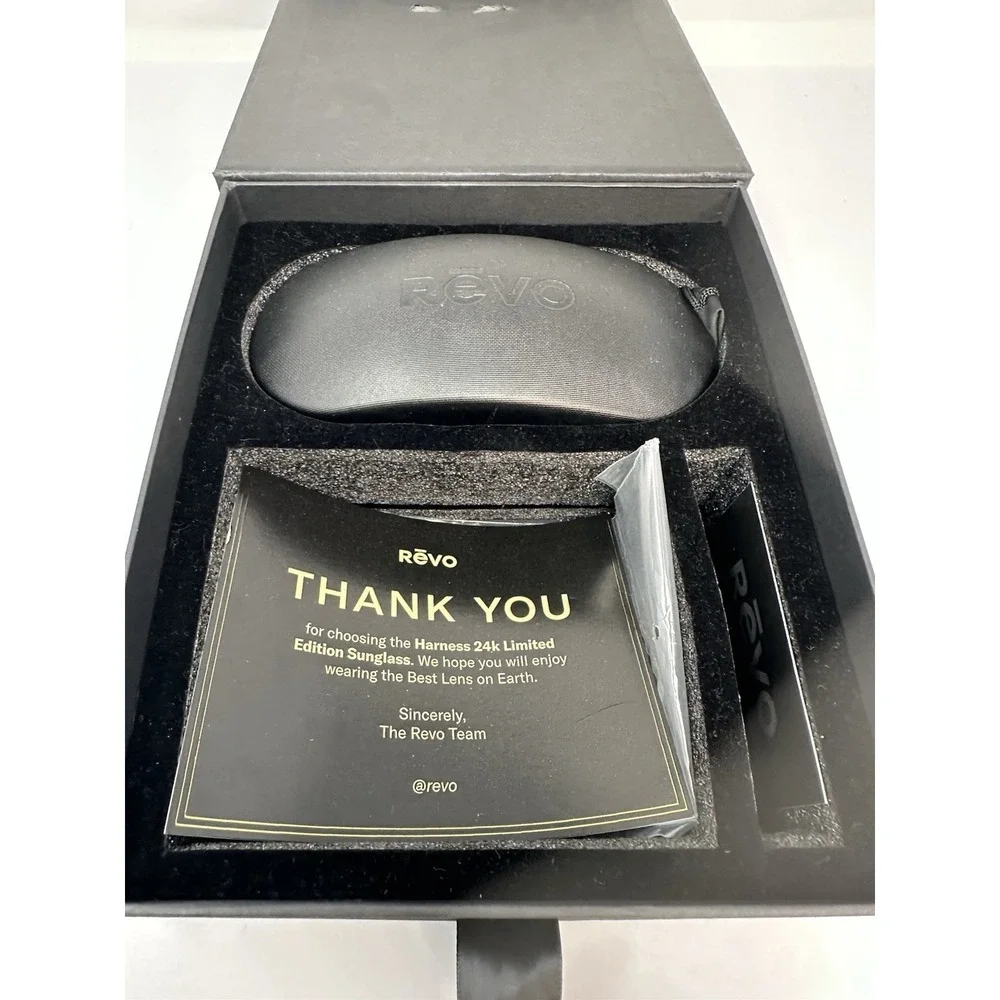 NEW Revo Harness 24K Gold Limited Edition Sunglasses 248/300 Blue Polarized Box